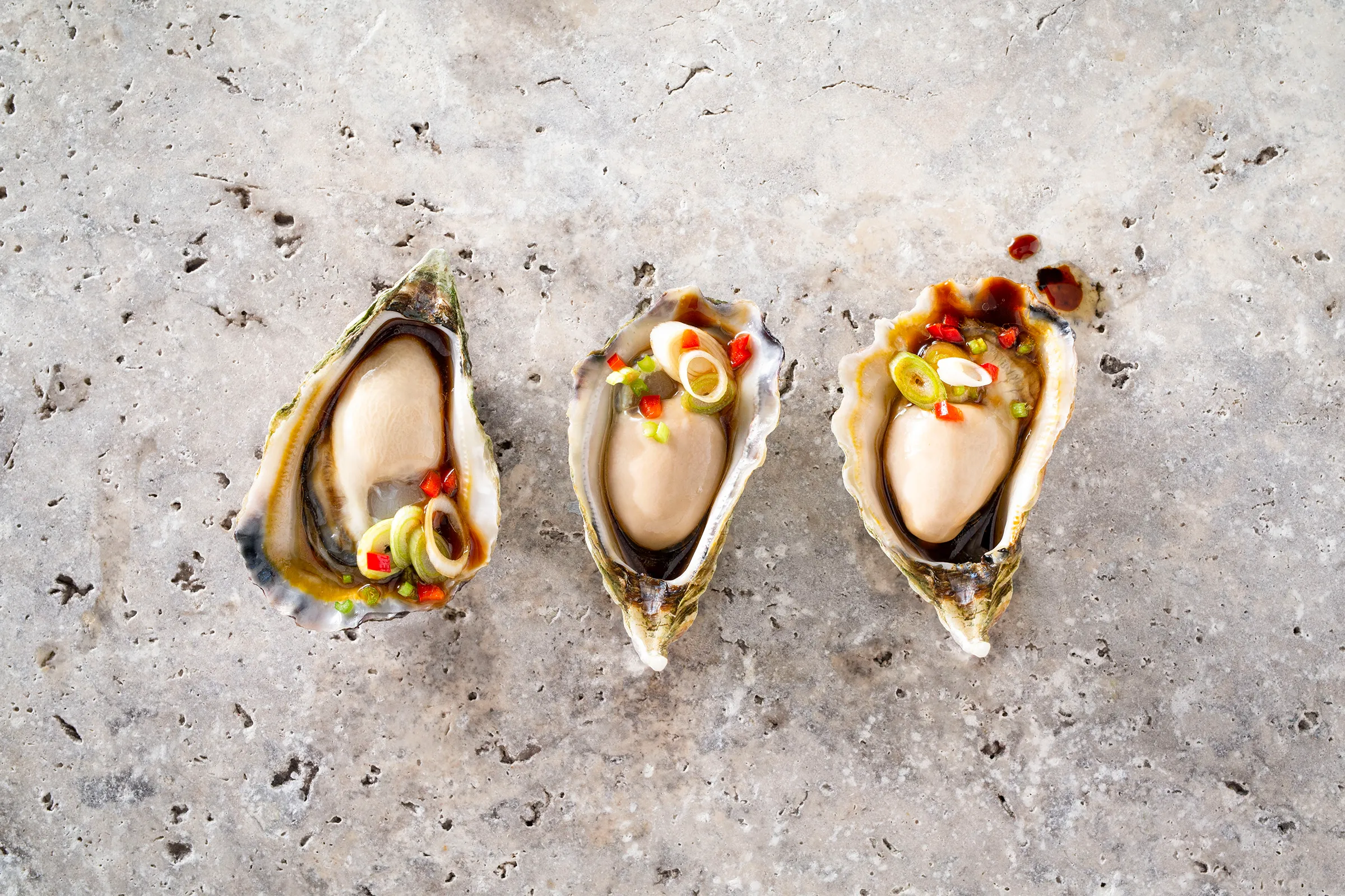 Albany Rock Oysters with Soy & Lime Leeuwin Coast Recipes